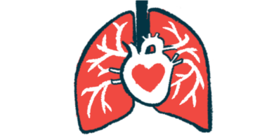 An illustration showing the heart and lungs.