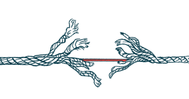 A fraying rope illustrates risk.