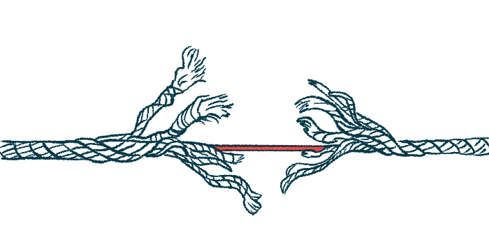 A fraying rope illustrates risk.